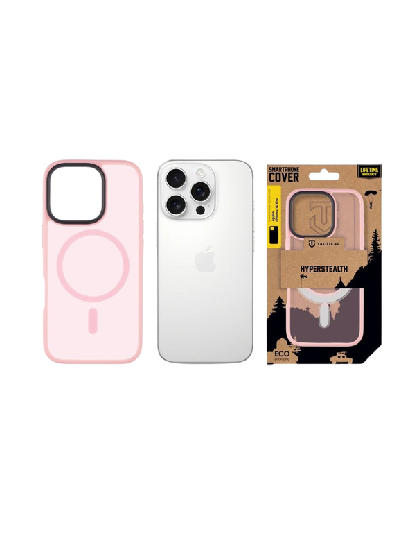 Tactical Tactical MagForce Hyperstealth Защитен калъф за Apple iPhone 16 Pro Pink Panther