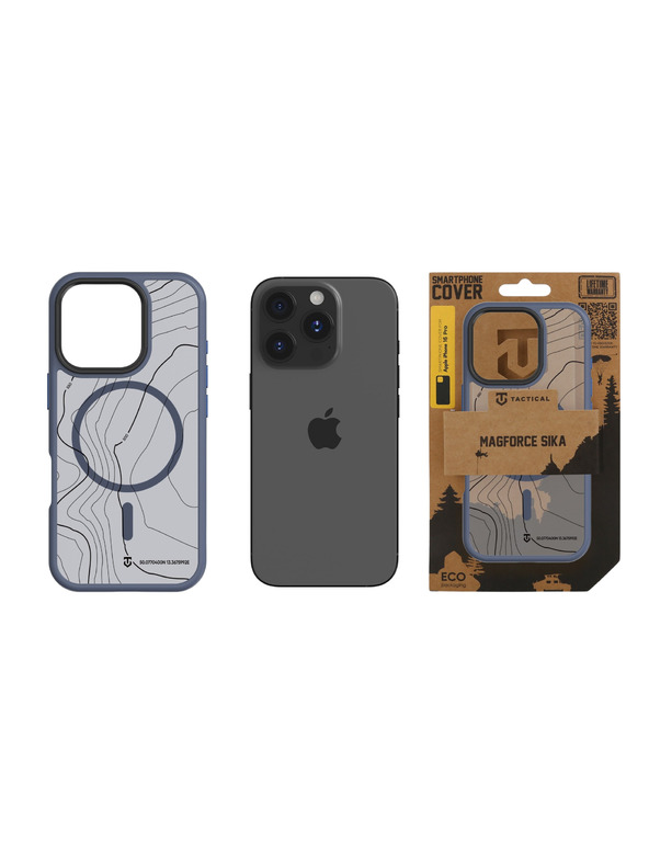 Tactical Tactical MagForce Hyperstealth Sika Защитен калъф за Apple iPhone 16 Pro Deep Blue