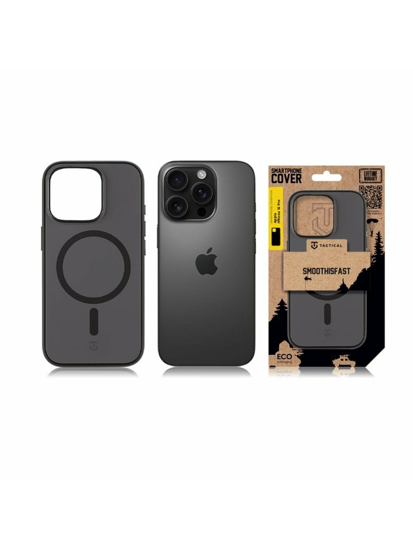Tactical Tactical MagForce SmoothIsFast Защитен калъф за Apple iPhone 16 Pro Asphalt