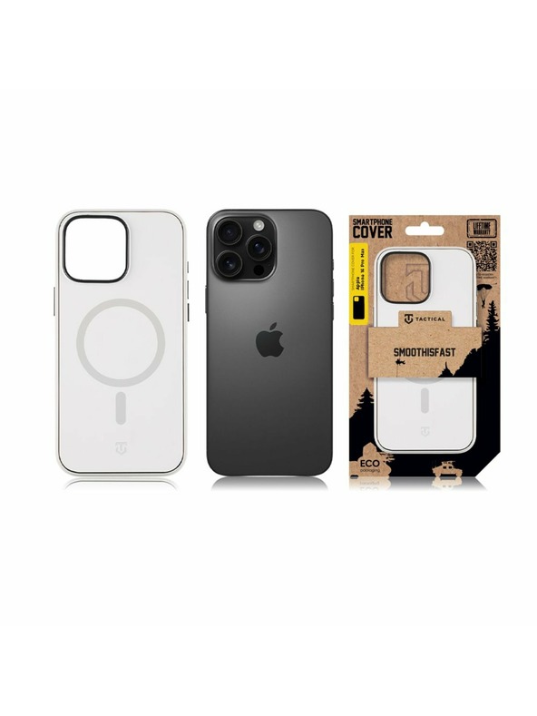 Tactical Tactical MagForce SmoothIsFast Защитен калъф за Apple iPhone 16 Pro Max Chalk