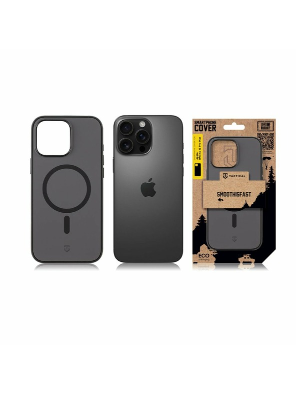 Tactical Tactical MagForce SmoothIsFast Защитен калъф за Apple iPhone 16 Pro Max Asphalt