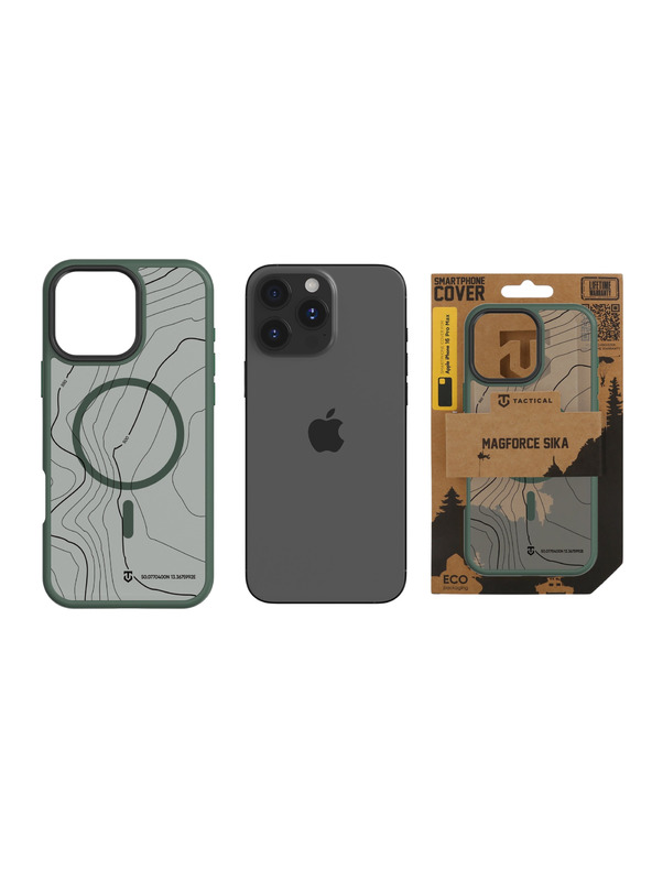 Tactical Tactical MagForce Hyperstealth Sika Калъф за Apple iPhone 16 Pro Max Forest Green
