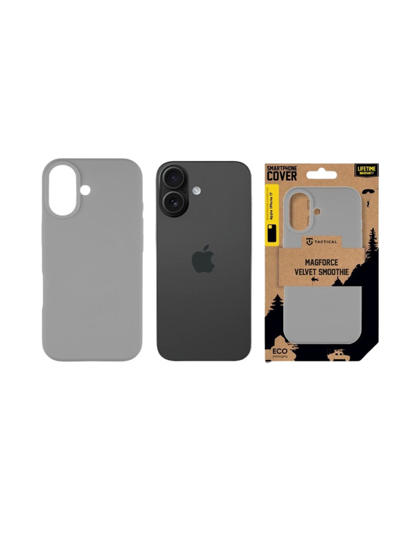 Tactical Tactical MagForce Velvet Smoothie Калъф за Apple iPhone 17 Foggy