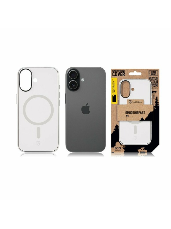 Tactical Tactical MagForce SmoothIsFast Калъф за Apple iPhone 17 Chalk