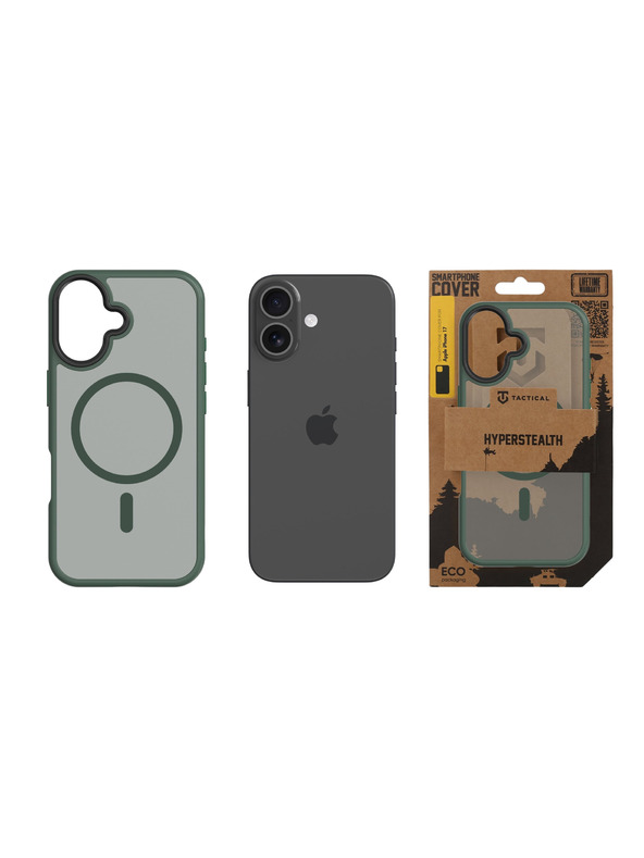 Tactical Tactical MagForce Hyperstealth Калъф за Apple iPhone 17 Forest Green