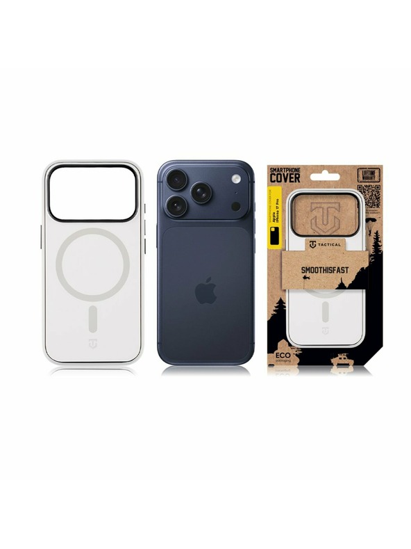 Tactical Tactical MagForce SmoothIsFast Калъф за Apple iPhone 17 Pro Chalk