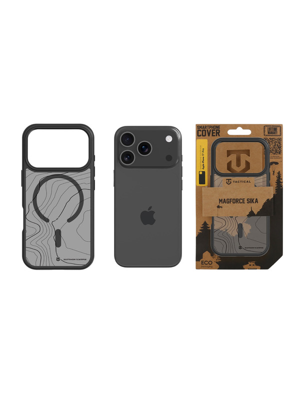 Tactical Tactical MagForce Hyperstealth Sika Калъф за Apple iPhone 17 Pro Asphalt
