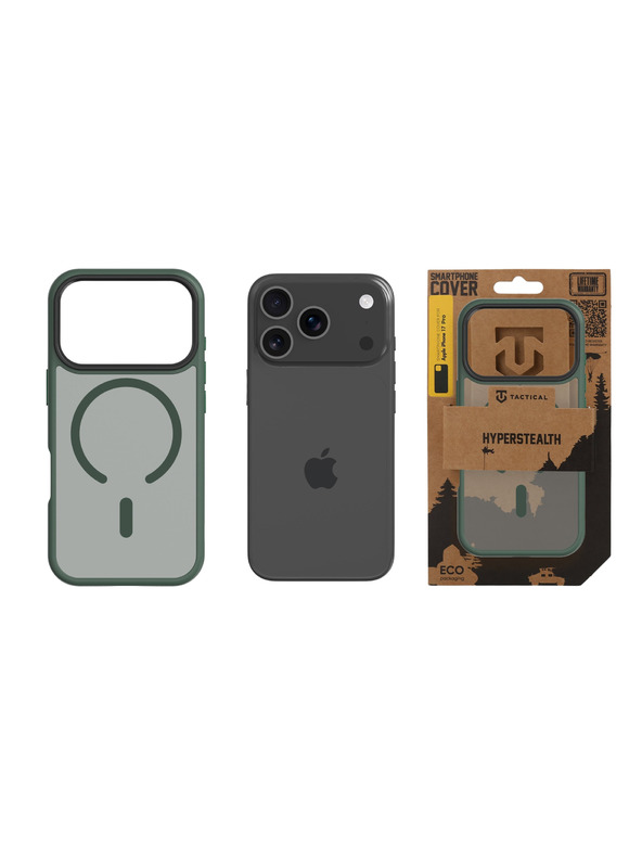 Tactical Tactical MagForce Hyperstealth Калъф за Apple iPhone 17 Pro Forest Green