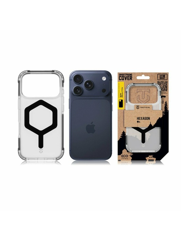 Tactical Tactical MagForce Hexagon Калъф за Apple iPhone 17 Pro T-Black