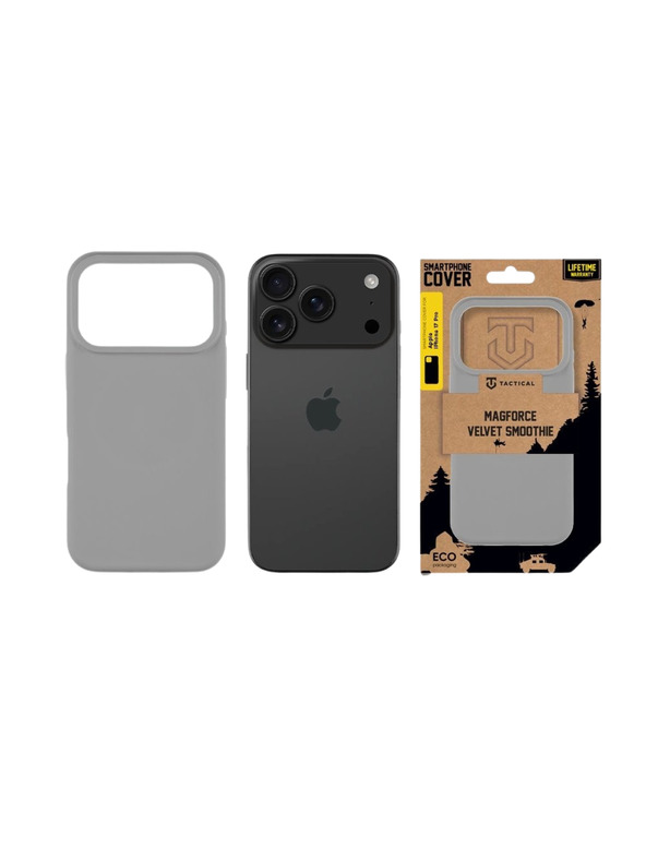 Tactical Tactical MagForce Velvet Smoothie Калъф за Apple iPhone 17 Pro Foggy