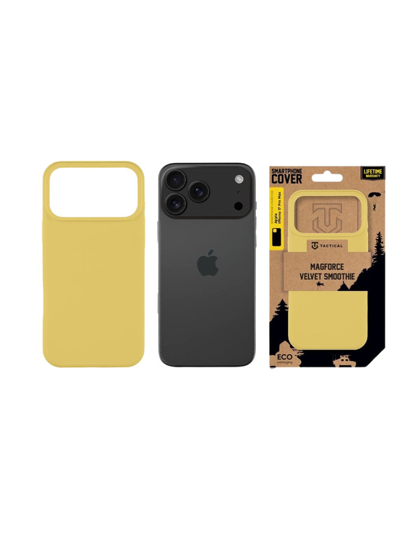 Tactical Tactical MagForce Velvet Smoothie Калъф за Apple iPhone 17 Pro Max Banana