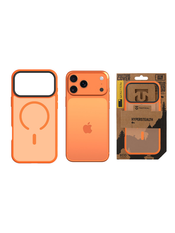 Tactical Tactical MagForce Hyperstealth Кейс за Apple iPhone 17 Pro Max/iPhone 18 Pro Max Agent Orange