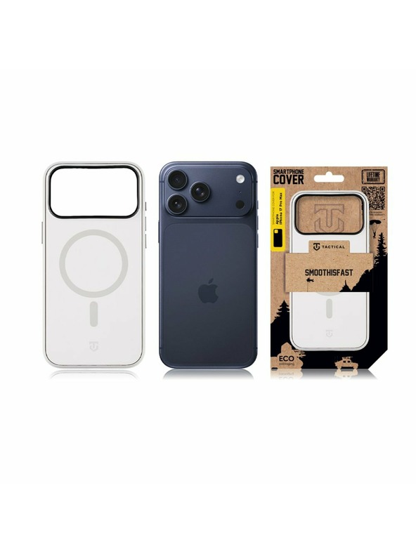 Tactical Tactical MagForce SmoothIsFast Кейс за Apple iPhone 17 Pro Max Chalk