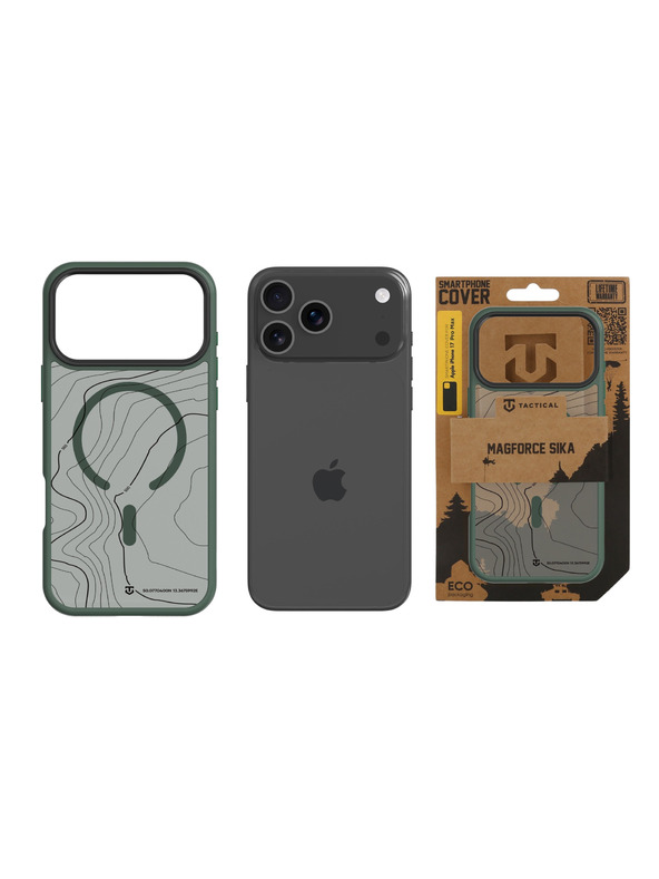 Tactical Tactical MagForce Hyperstealth Sika Кейс за Apple iPhone 17 Pro Max Forest Green
