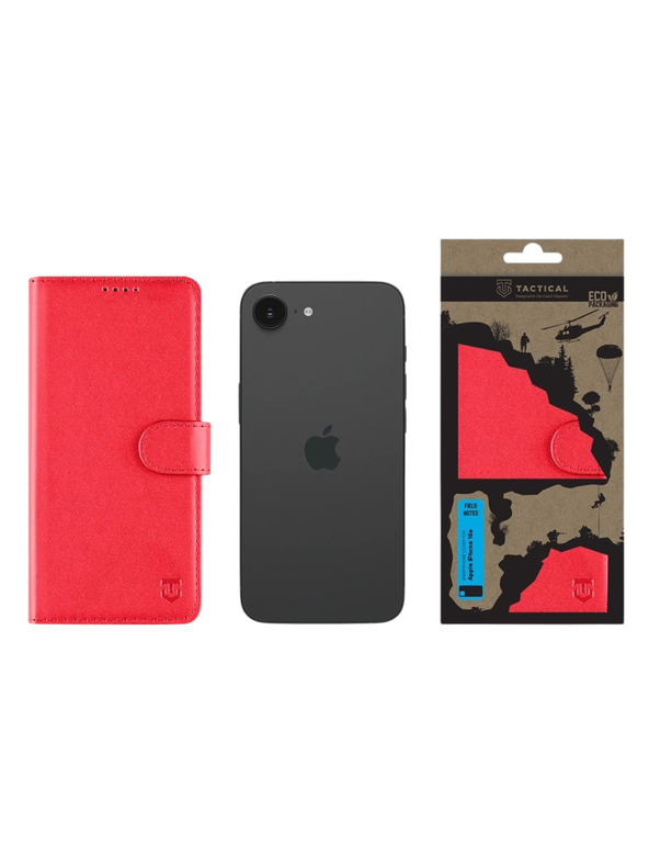 Tactical Tactical Field Notes за Apple iPhone 16e/17e Red
