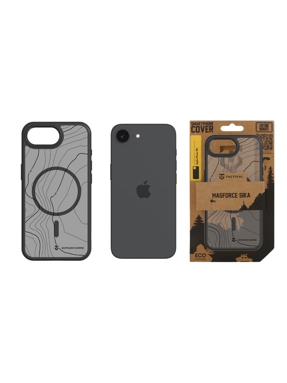 Tactical Tactical MagForce Hyperstealth Sika Кейс за Apple iPhone 16e/17e Asphalt