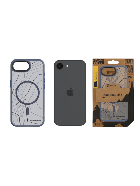 Tactical Tactical MagForce Hyperstealth Sika Калъф за Apple iPhone 16e/17e Deep Blue