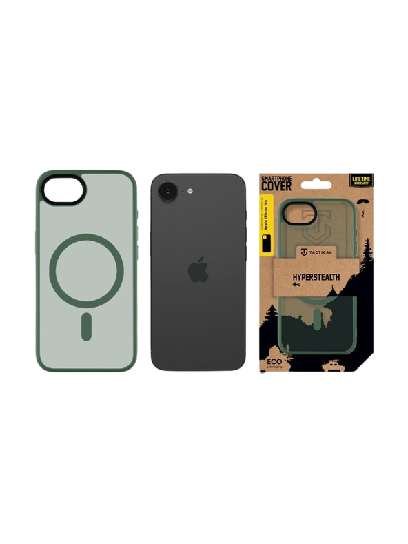 Tactical Tactical MagForce Hyperstealth Калъф за Apple iPhone 16e/17e Forest Green