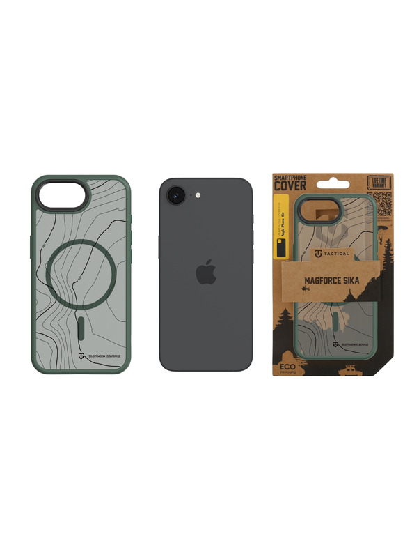 Tactical Tactical MagForce Hyperstealth Sika Калъф за Apple iPhone 16e/17e Forest Green