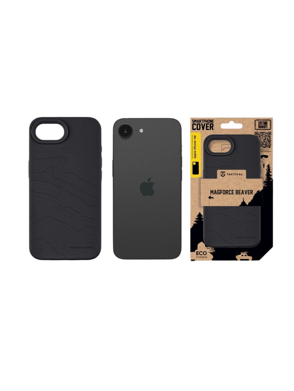 Tactical Tactical MagForce Beaver Калъф за Apple iPhone 16e/17e Asphalt