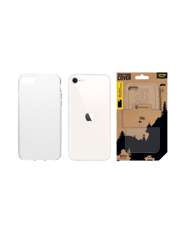 Tactical Tactical TPU Калъф за Apple iPhone 7/8/SE2020/SE2022 Transparent