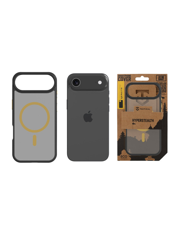Tactical Tactical MagForce Hyperstealth 2.0 Калъф за Apple iPhone Air Black/Yellow