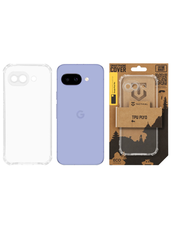 Tactical Tactical TPU Plyo Калъф за Google Pixel 10a Transparent