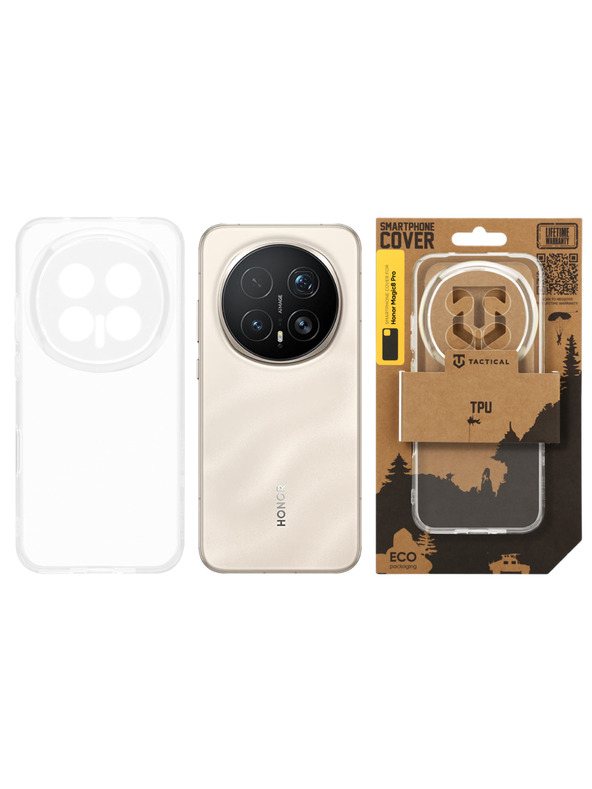 Tactical Tactical TPU Протектор за Honor Magic8 Pro Transparent