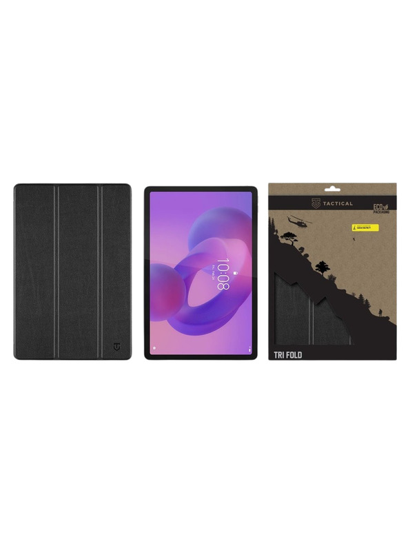 Tactical Tactical Book Tri Fold Калъф за Lenovo Idea Tab 11 Black