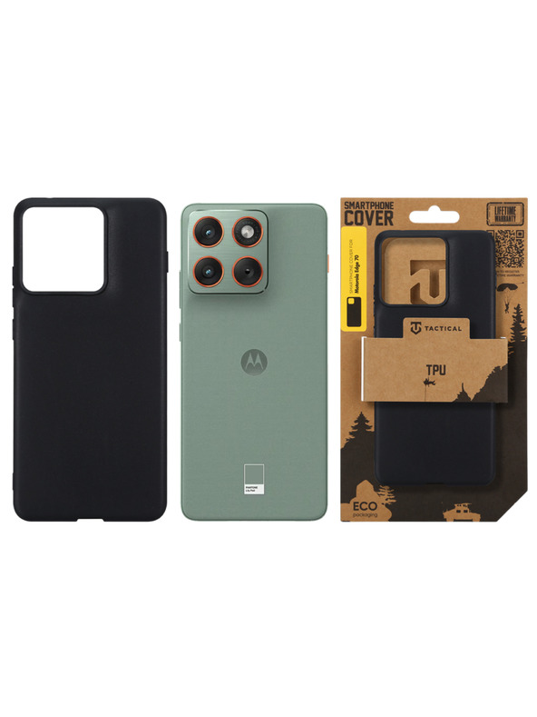 Tactical Tactical TPU Протектор за Motorola Edge 70 Black
