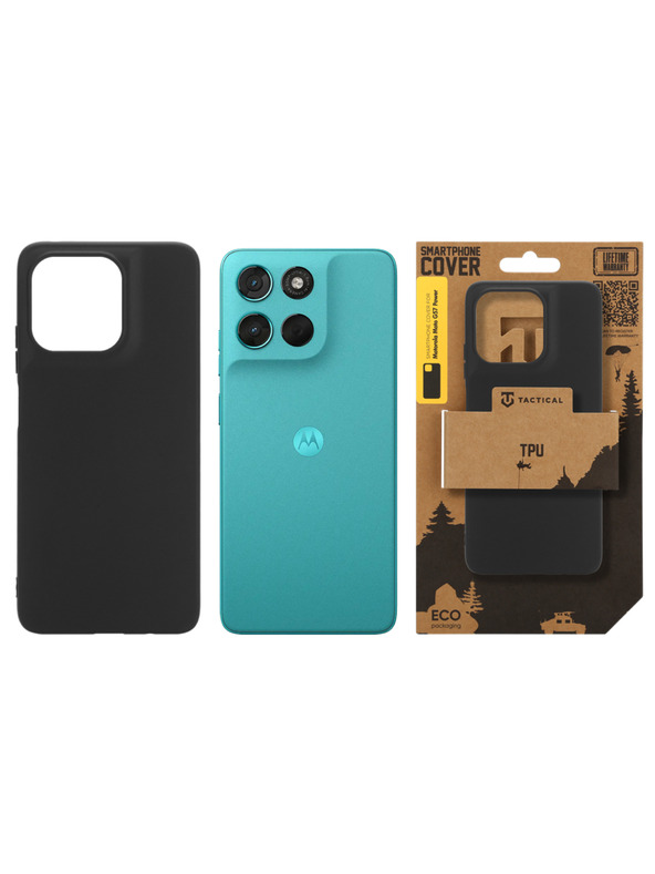 Tactical Tactical TPU Кейс за Motorola Moto G57 Power Черен