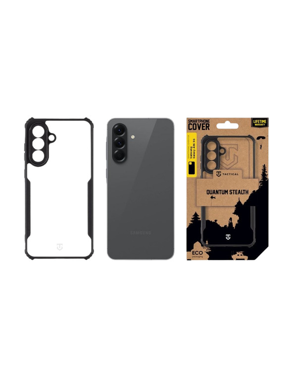 Tactical Tactical Quantum Stealth Калъф за Samsung Galaxy A56 5G Clear/Black