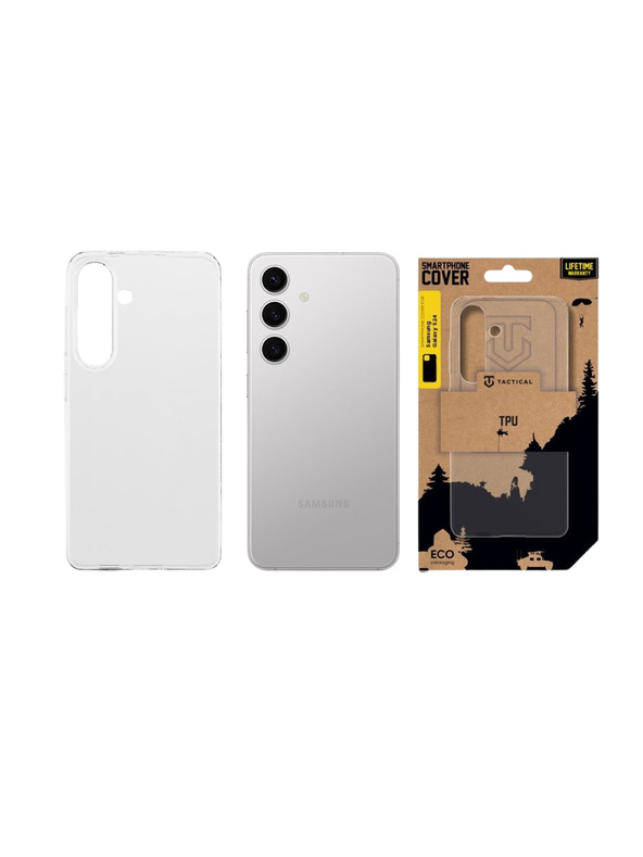 Tactical Tactical TPU Калъф за Samsung Galaxy S24 Transparent