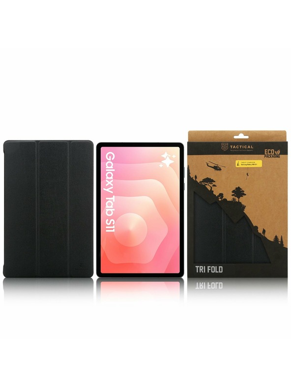 Tactical Tactical Book Tri Fold Кейс за Samsung Galaxy TAB S11 Black