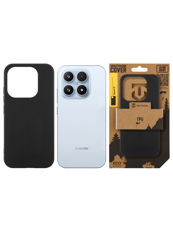 Tactical Tactical TPU Кейс за Xiaomi 17 Black