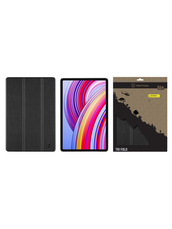 Tactical Tactical Book Tri Fold Калъф за Xiaomi Redmi Pad Pro Black
