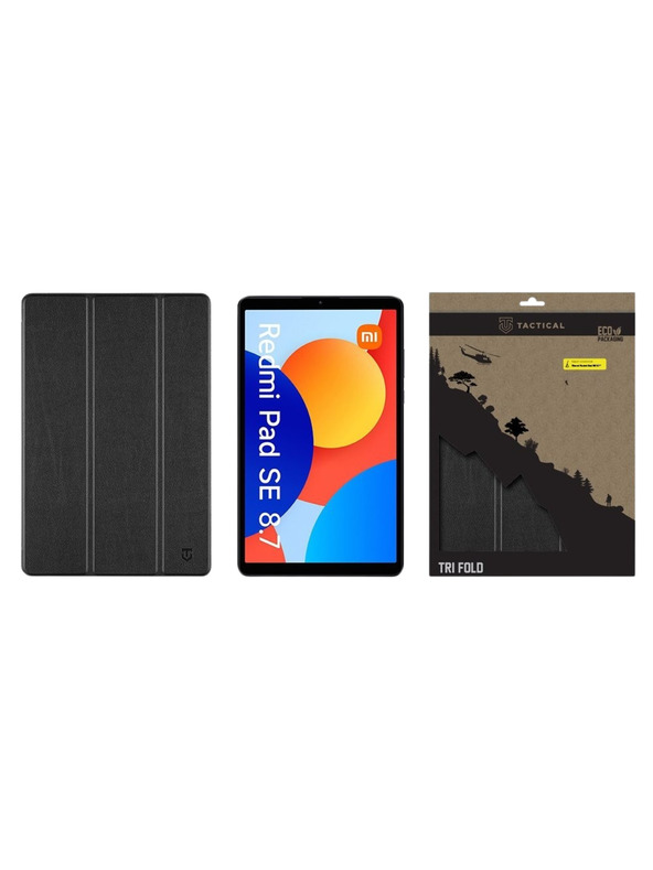 Tactical Tactical Book Tri Fold Калъф за Xiaomi Redmi Pad SE 8,7 Black