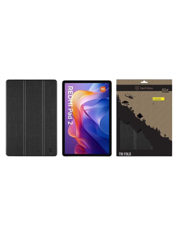 Tactical Tactical Book Tri Fold Калъф за Xiaomi Redmi Pad 2 11" Black