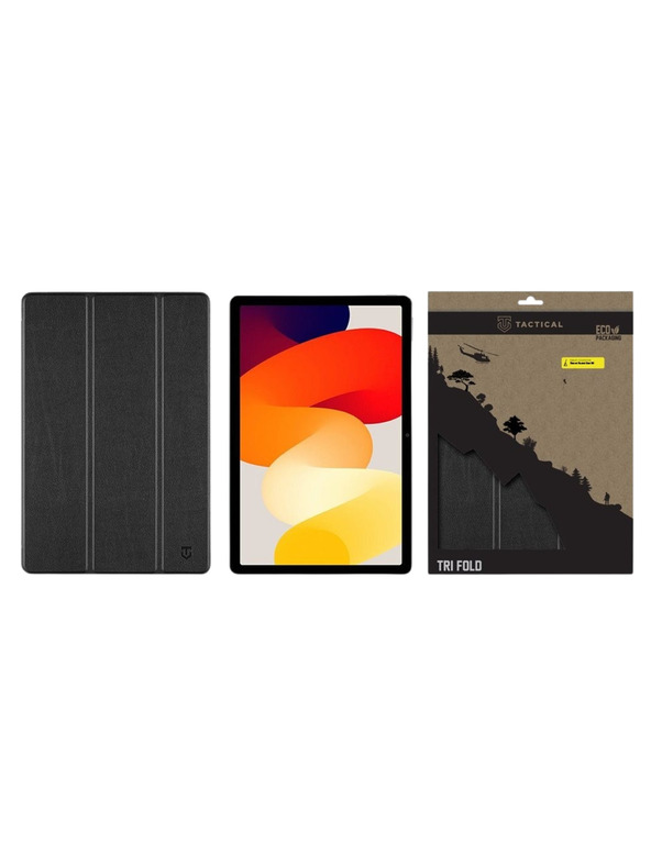 Tactical Tactical Book Tri Fold Калъф за Xiaomi Redmi Pad SE 11 Black