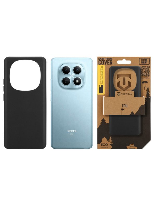 Tactical Tactical TPU Калъф за Xiaomi Redmi Note 15 4G/5G Black