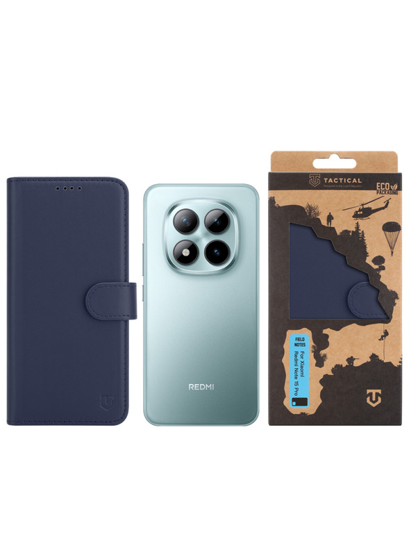 Tactical Tactical Field Notes за Xiaomi Redmi Note 15 Pro 5G Blue