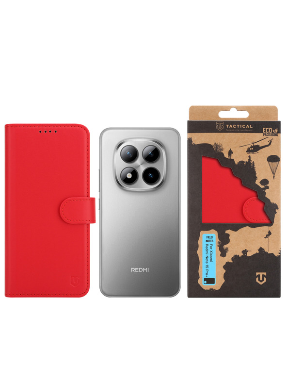 Tactical Tactical Field Notes за Xiaomi Redmi Note 15 Pro+ 5G/Poco M8 Pro Red