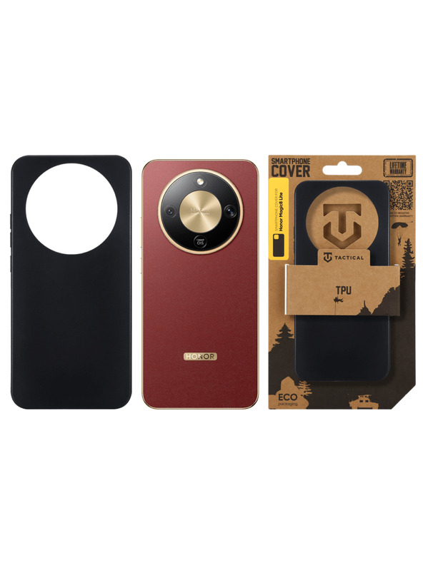 Tactical Tactical TPU Калъф за Honor Magic8 Lite Black