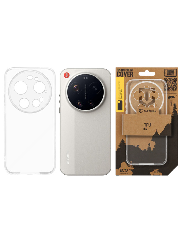 Tactical Tactical TPU Калъф за Xiaomi 17 Ultra Transparent