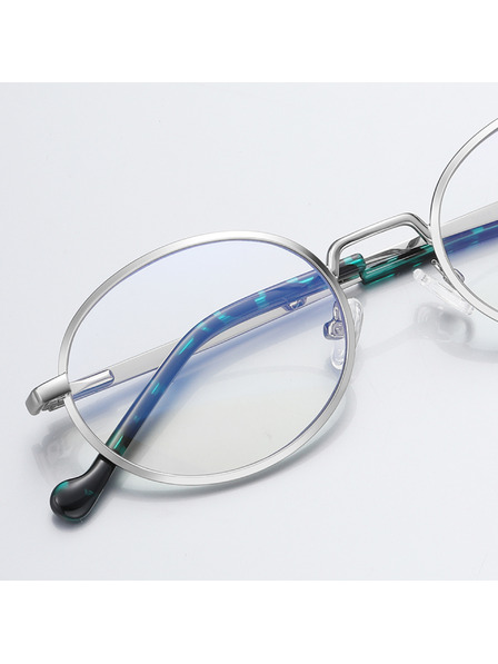 VEYREY VeyRey лимонки слънчеви очила Tirac сребристо рамка прозрачни стъкла