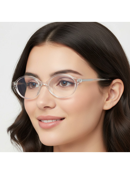 VEYREY VeyRey лимонки слънчеви очила Comopoke прозрачна рамка прозрачни стъкла