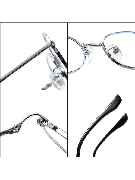 VEYREY VeyRey лимонки слънчеви очила Convuf сребристо рамка прозрачни стъкла