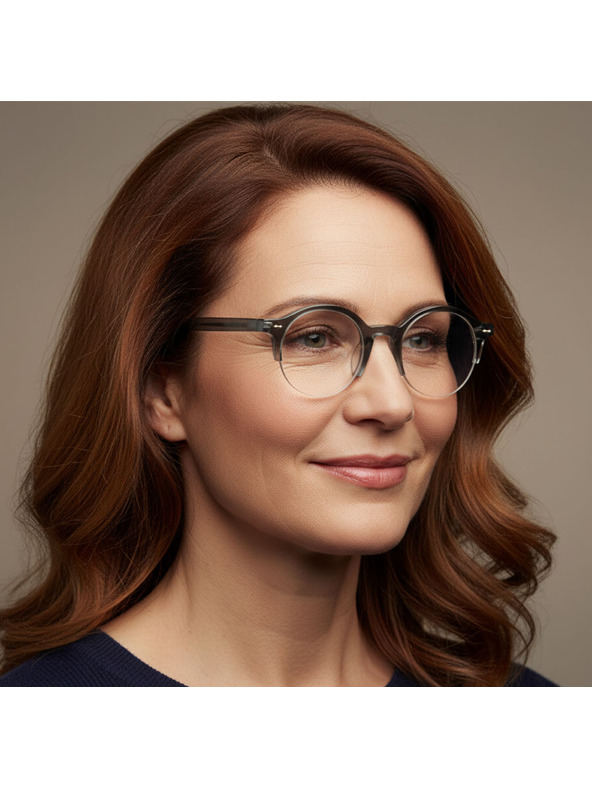 VEYREY VeyRey лимонки слънчеви очила Exor черна рамка прозрачни стъкла