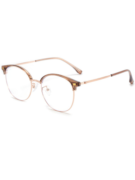 VEYREY VeyRey nerd слънчеви очила Shaoil златна рамка прозрачни стъкла