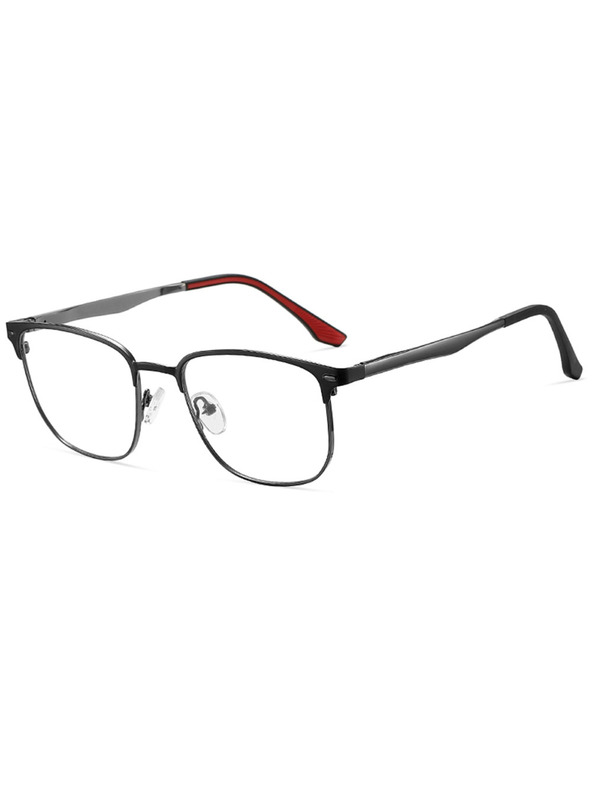 VEYREY VeyRey nerd слънчеви очила Binfy черна рамка чисти стекла